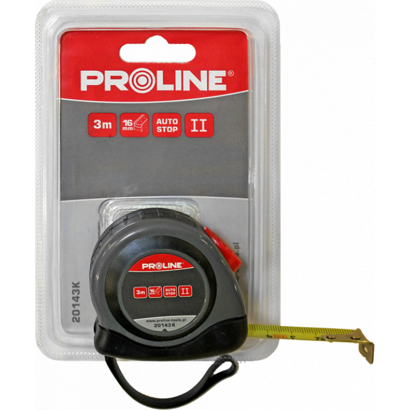 Proline Mērlente   3mx16mm, pašbloķejoša, II klase