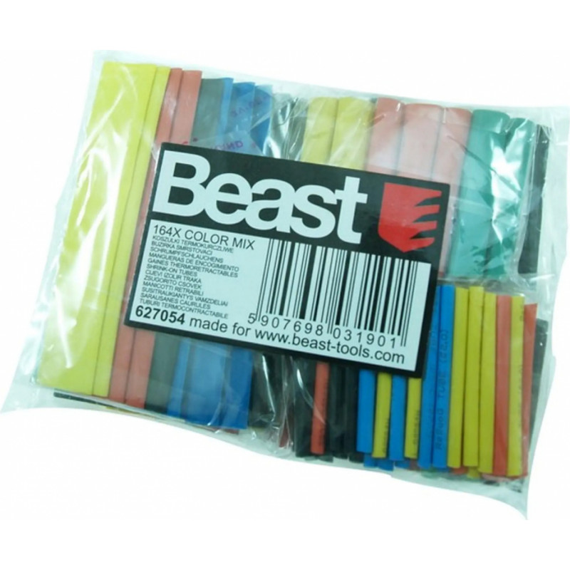 Beast Termocauruļu komplekts krāsaini 164gb