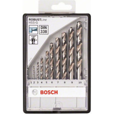 Bosch Urbju komplekts metālam Bosch Robust Line HSS-G, 135°, 10 gab. - gab