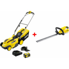 Karcher Komplekts Akumulatora zāles pļāvējs Karcher LMO 18-36 Battery Set + Dzīvžoga šķēres Karcher HGE 18-45 Battery - gab