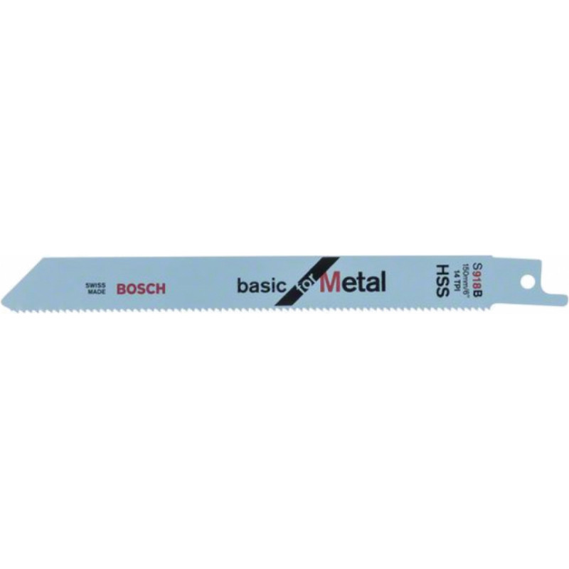 Bosch Zobenzāģa asmeņi Bosch S 918 B, Basic for Metal 2 gab. - gab