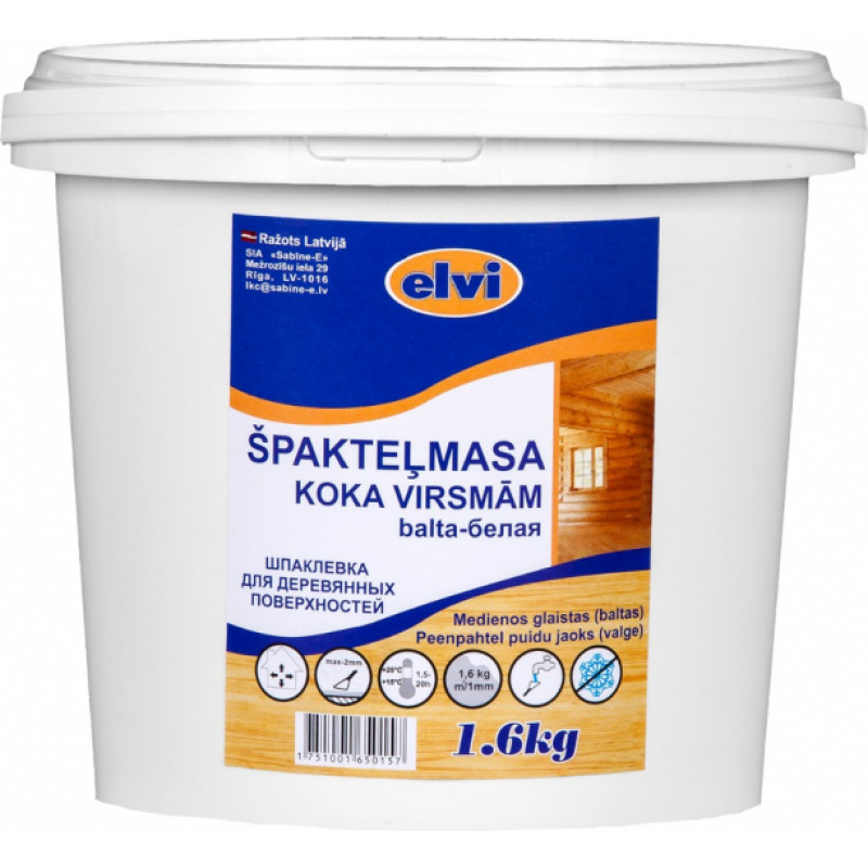 Elvi Špaktele kokam Elvi Balta 1L - gab.