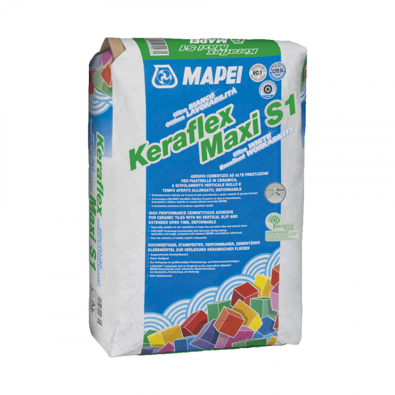 Mapei Elastīgā flīžu līme Keraflex Maxi S1 20KG, Pelēka - gab