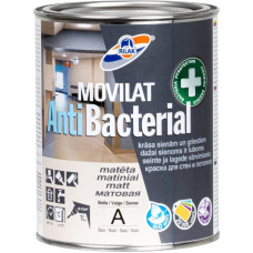 Rilak Krāsa iekšdarbiem RILAK MOVILAT Anti-Bacterial Matēta A-Bāze 0.9L - gab