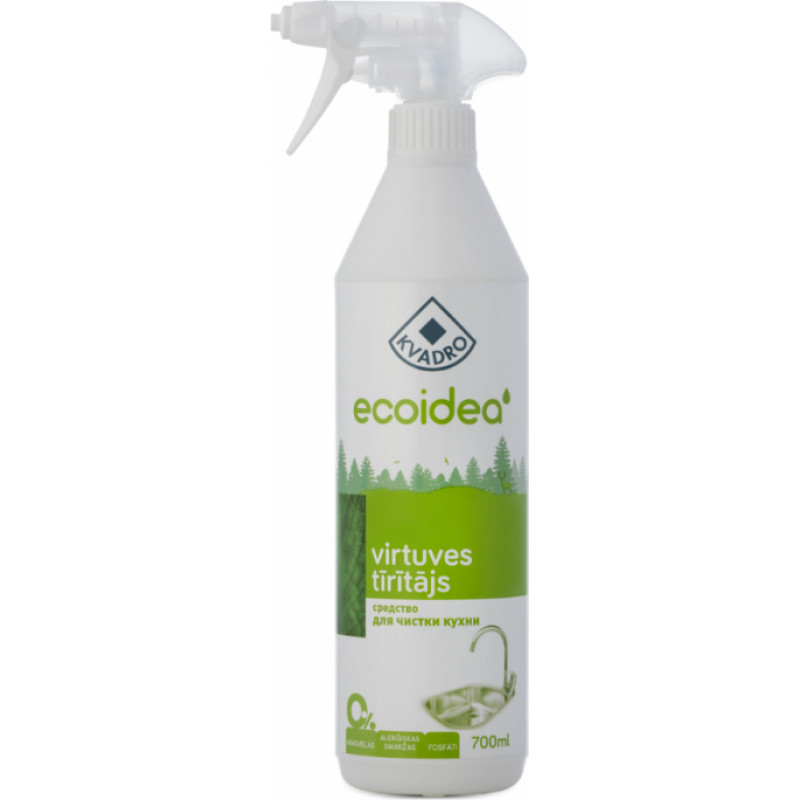 Kvadro Virtuves tīrītājs ECOIDEA Kvadro, 700ml - gab