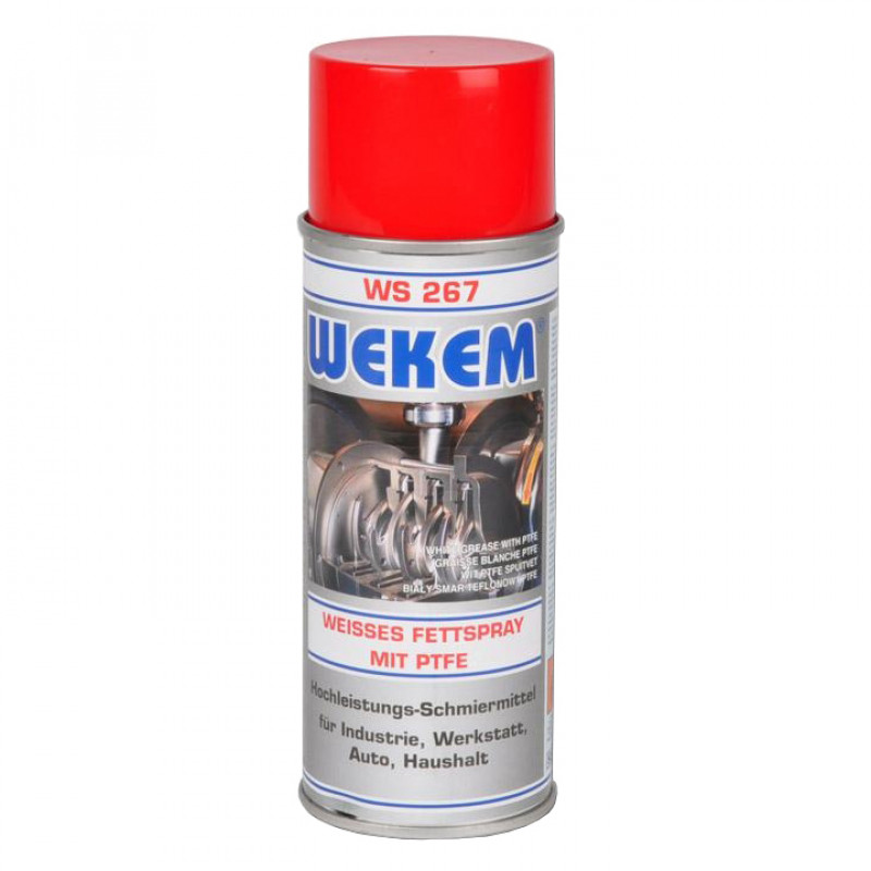 Wekem Balta smērviela ar PTFE Wekem WS 267, 400 ml - gab