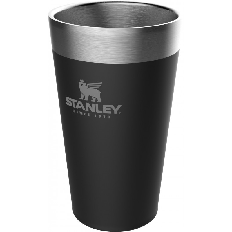 Stanley Alus krūze STANLEY Adventure The Stacking Beer Pint 2802282058, 0.47L, matēti melna - gab.