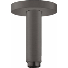 Hansgrohe dušas galvas turētājs S, 100 mm, no griestiem, brushed black chrome