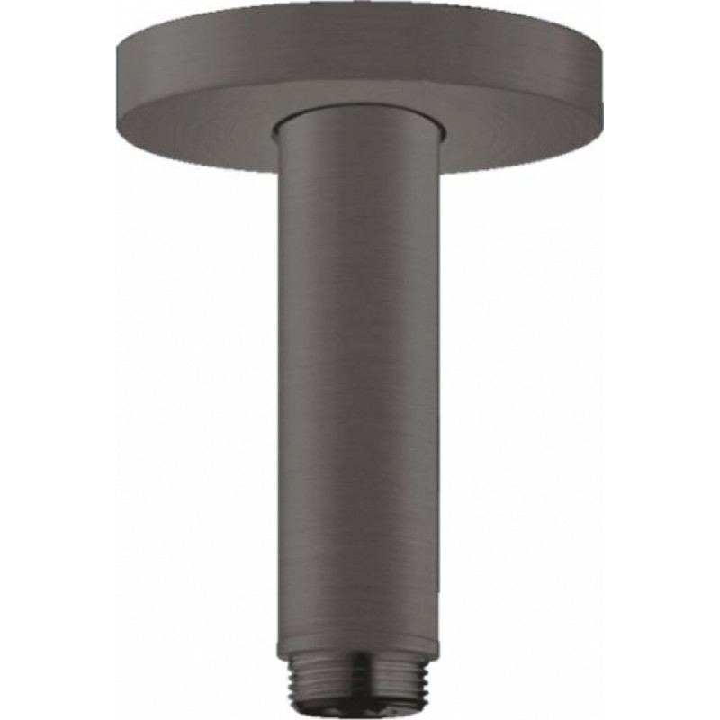 Hansgrohe dušas galvas turētājs S, 100 mm, no griestiem, brushed black chrome