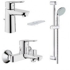 Grohe maisītāju komplekts BauEdge (23328+23334+27853+27596), hroms