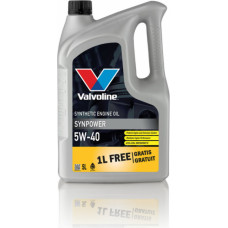 Valvoline Motoreļļa SynPower 5W40 4+1L, Valvoline