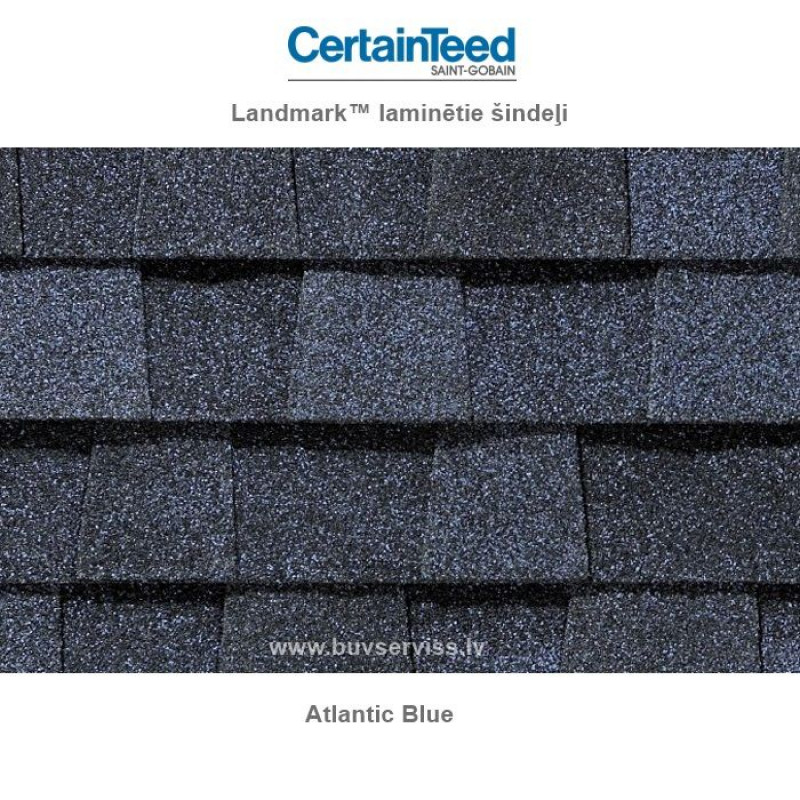 Certainteed Landmark™ laminētie šindeļi - Atlantic Blue, 3.1m2