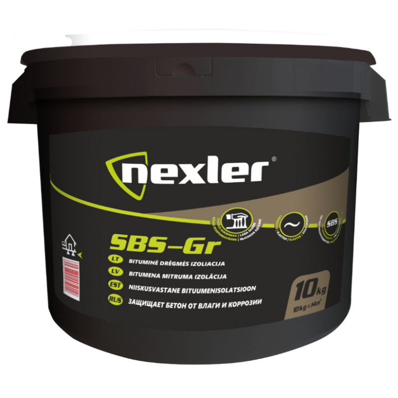 Nexler SBS-GR Modificēta pamatu bituma masa 10kg