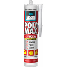 Bison Hermētiķis caurspīdīgs, Poly Max Crystal, 280ml