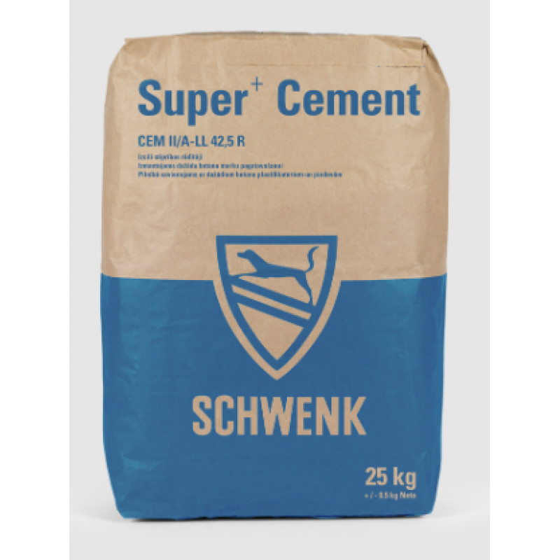 Schwenk (Cemex) Schwenk CEM II/A-LL 42,5R (M500) Super+ Cement, 25kg