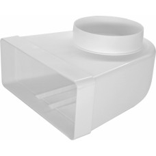 Europlast Līkums ar diametru plastmasas 220x90mm, Ø125mm