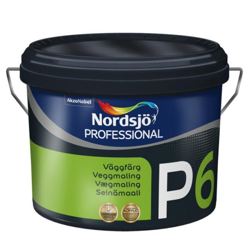 Sadolin Professional P6 BW Nodilumizturīga akrila krāsa sienām, matēta 2.5L