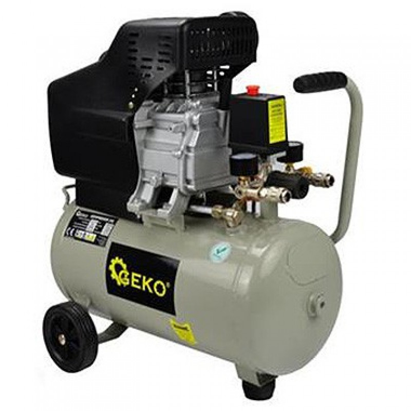 Geko Kompresors 2500W, 24L, 8bar, 210 l/min, ar eļļu Geko