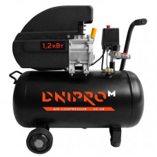 Dnipro-M Kompresors 1200W, 48L, 8bar, 125 l/min, ar eļļu AC-48 DNIPRO-M