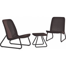 Keter Dārza mēbeļu komplekts Keter Rio Patio Set, brūns - gab.