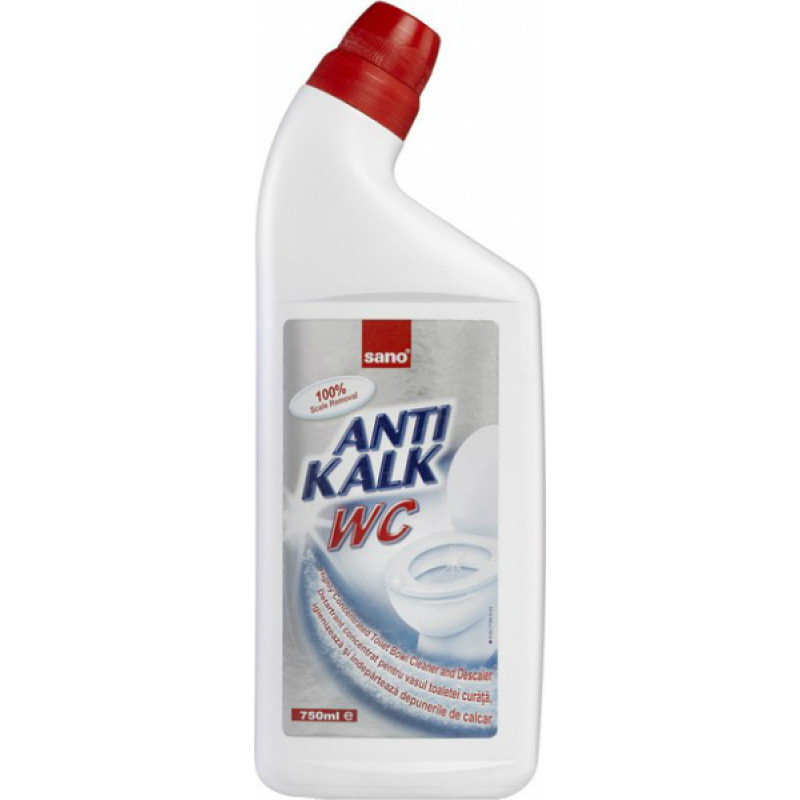 Sano Tualetes podu tīrīšanas-atkaļķošanas līdzeklis Sano Antikalk, 750 ml - gab.