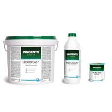 Vincents Polyline Komplekts Nr.2 Vincents Polyline Hidro (Hidroplast 15kg + Hidrogrunt 1L + Hidrotape 200mm) - gab