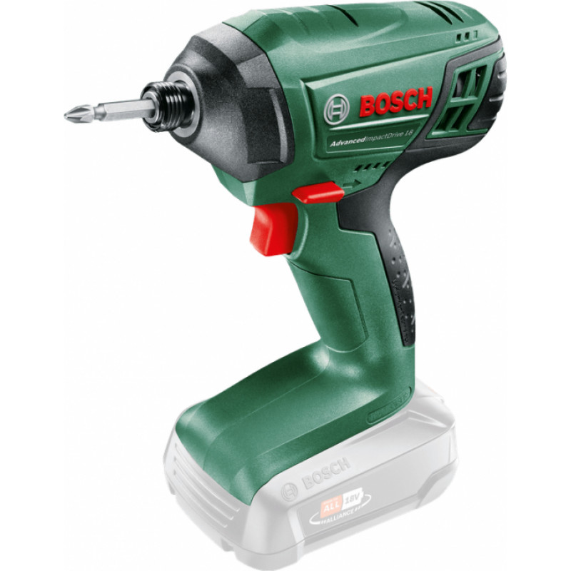 Bosch Akumulatora triecienskrūvgriezis Bosch Advanced ImpactDrive 18, SOLO, 0603980303 - gab