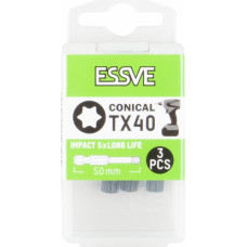 Essve Uzgaļi Essve IMPACT Torx 40x50, 3gab., 9980268 - gab.