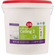 Vivacolor Krāsa griestiem Vivacolor Green Line Ceiling 2 Dziļi matēta A-bāze 11.7L - gab