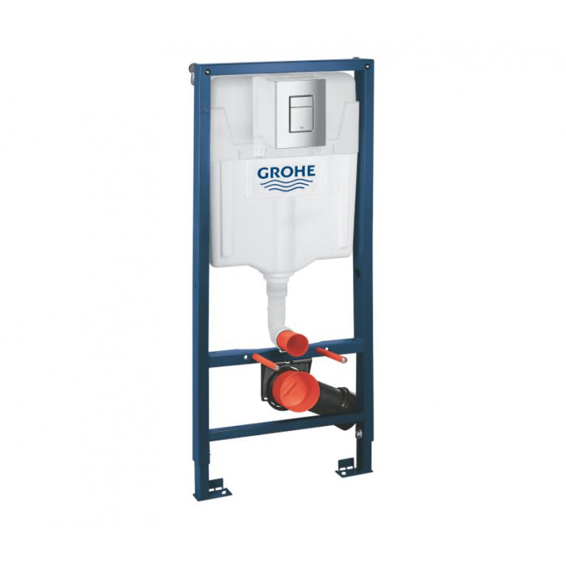 Grohe komplekts - rāmis podam 3-1, taustiņš Even hroms 38966000, stiprinājumi, 500x230 mm, h=1130 mm