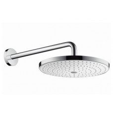 Hansgrohe dušas galva ar turētāju Raindance Select S 300 2jet, no sienas, balta/hroms