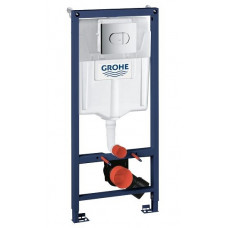 Grohe komplekts - rāmis podam 3-1, taustiņš Arena Cosmo hroms 38858000, stiprinājumi, 500x230 mm, h=1130 m