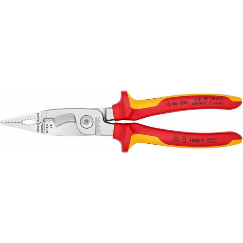 Knipex Knaibles elektriķiem VDE 200mm, Knipex