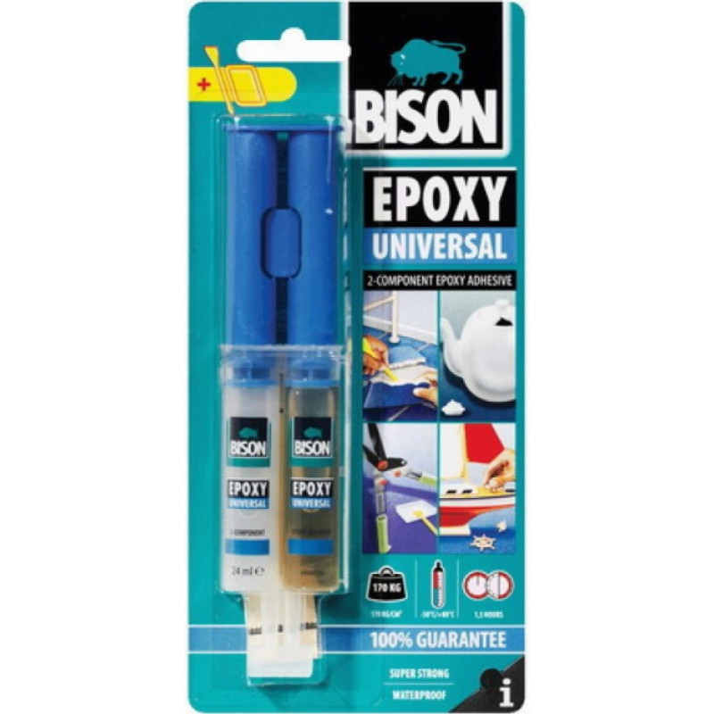 Bison epoksīdlīme Epoxy Universal, 24ml