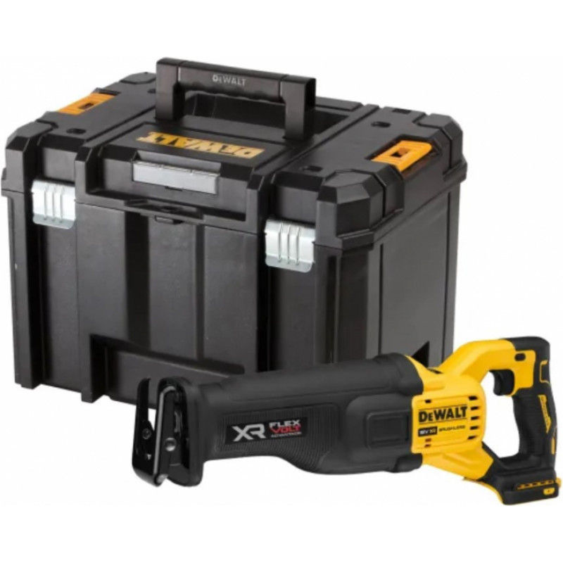 Dewalt Akumulatora zobenzāģis 18V XR, FlexVolt priekšrocība, BL (+koferis) DCS386NT-XJ