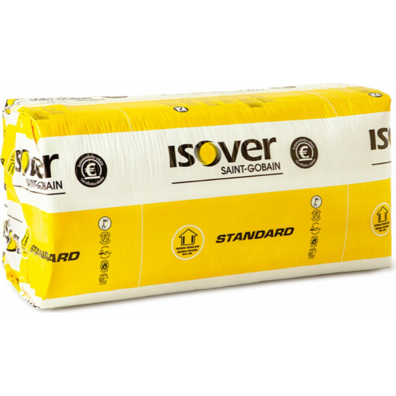 Isover Standard 36 (KL36) minerālvate loksnēs 150x610x1170mm, 5m2