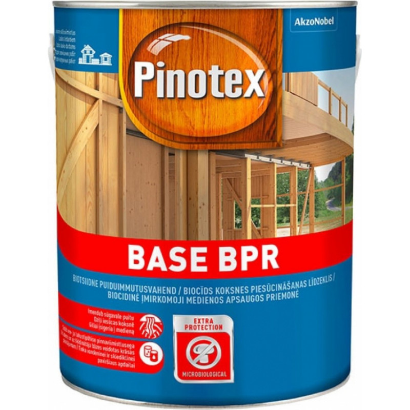 Pinotex Base BPR Biocīds koksnes piesūcināšanas līdzeklis, bezkrāsains 2.5L