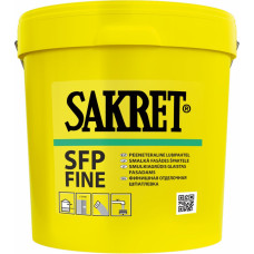 Sakret SFP FINE Smalkā fasādes špaktele, 0.13mm, 20kg