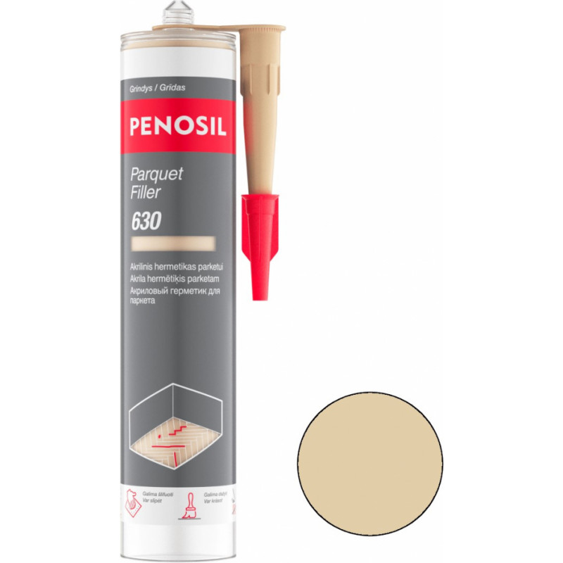 Penosil Parquet Filler 630 Akrila hermētiķis parketam 300ml alksnis