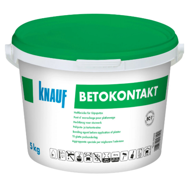 Knauf Betokontakt grunts blīvām neuzsūcošām virsmām, 5kg