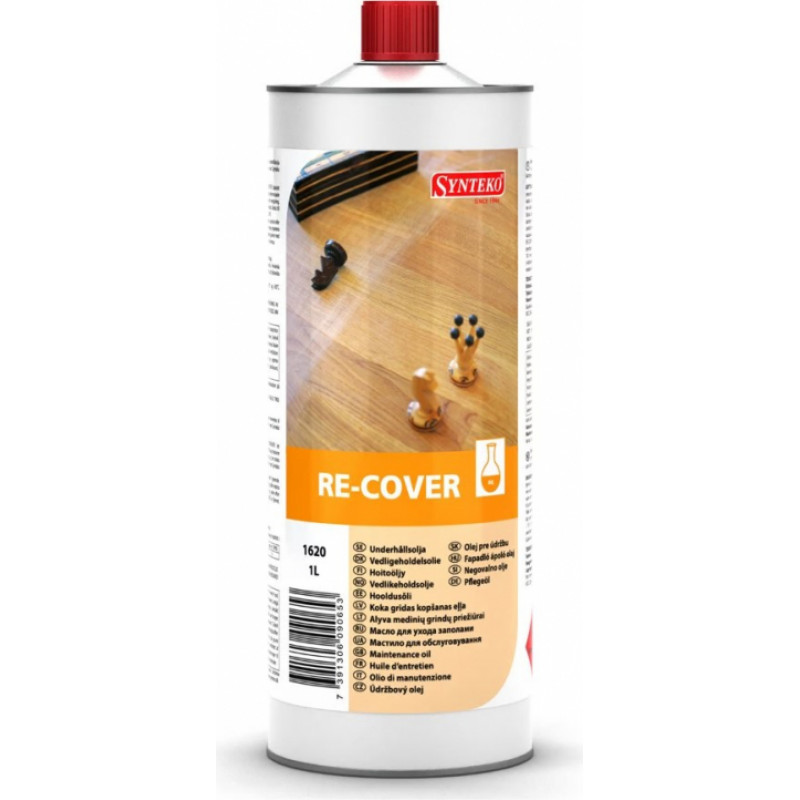 Synteko Re-cover eļļa grīdas kopšanai, 1l