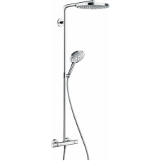 Hansgrohe Raindance Select S 240 2jet Showerpipe ar augšējo dušu, rokas dušas klausuli un termostatu, hroms - gab.