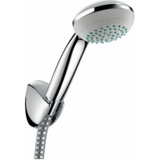 Hansgrohe Crometta 85 Mono/Porter'C komplekts: dušas klausule ar turētāju un dušas pievadu 1.60m, hroms - gab.