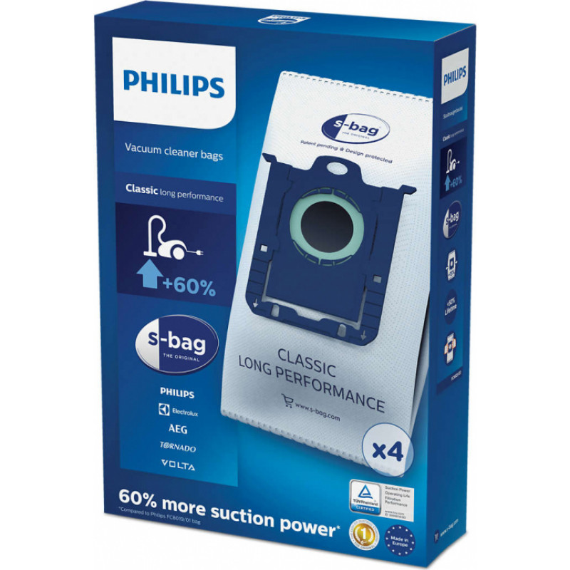 Philips Putekļsūcēja maisi Philips s-bag FC8021/03 4 gab. - gab