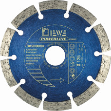 Diewe Dimanta ripa DIEWE P-LINE CONSTRUCTION, D125/22.23 mm - gab.