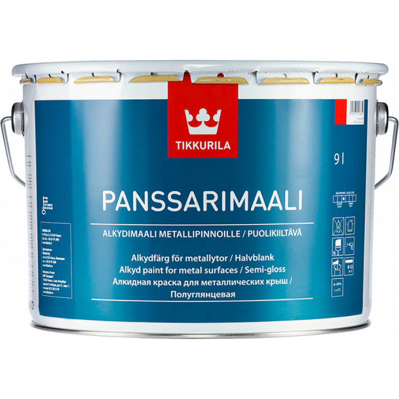 Tikkurila Jumta krāsa Tikkurila Panssarimaali, A 9l - gab