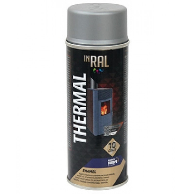 Inral Aerosola krāsa Inral Thermal 400ml RAL9006 alumīnija - gab