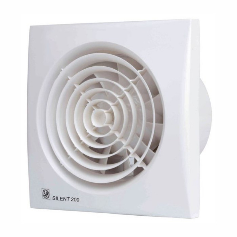 Cits Izplūdes ventilators Silent 200 CZ D120mm, ar vārstu, balts - gab