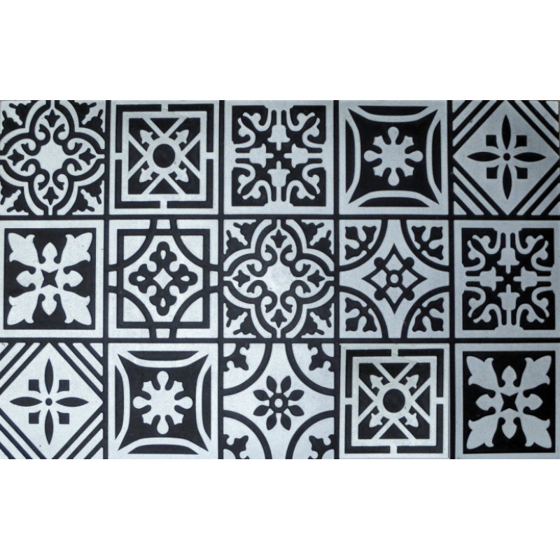 Cits Paklājs AMUR TILES 45x70cm, PP/PVC - gab