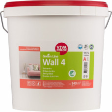 Vivacolor Krāsa sienām Vivacolor Green Line Wall 4 Pilnīgi matēta C-bāze (Tonējamā krāsa) 11.7L - gab